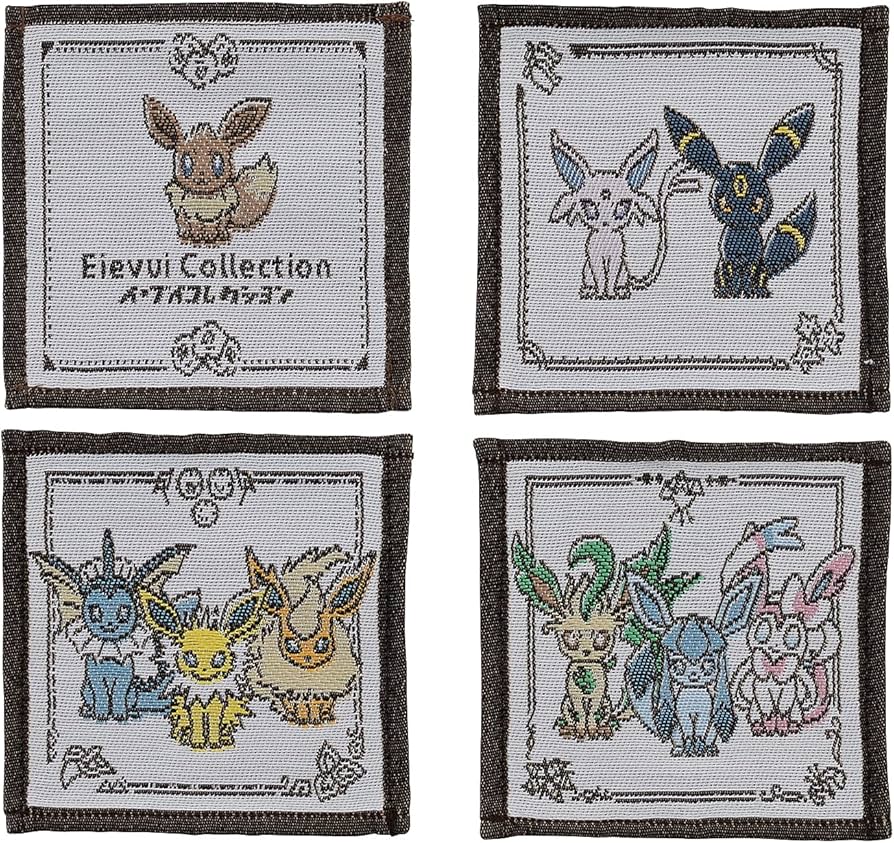 ポケモン　イーブイコレクション　コースター　コンプリート Amazon.co.jp: ポケモンセンターオリジナル コースター4枚セット